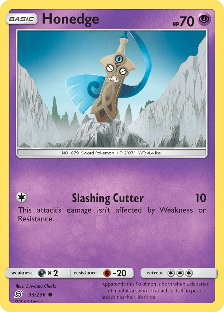 Honedge (93/236) [Sun & Moon: Unified Minds]